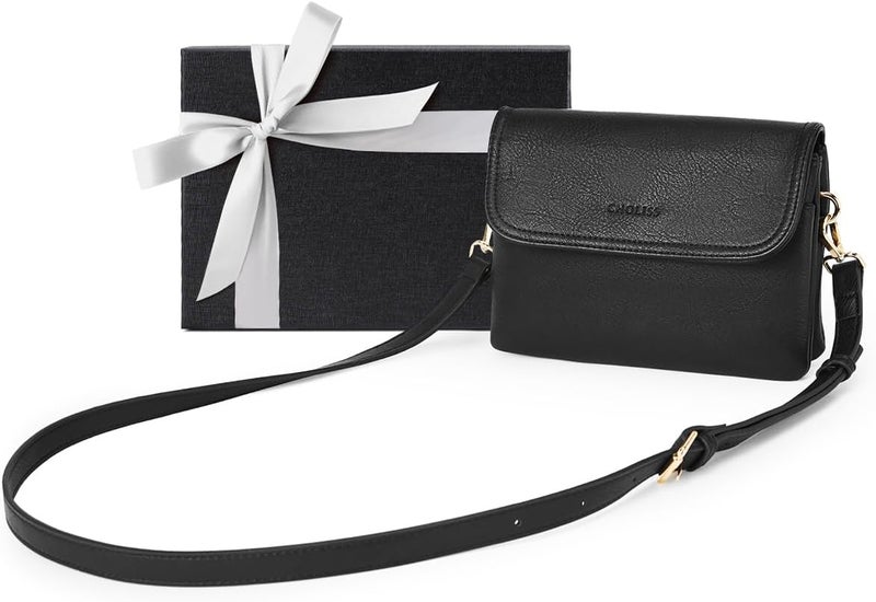 CHOLISS Small Crossbody Bags for Women, Vegan Leather Cell Phone Purse, Mini Travel Purse with Adjustable Strap Womens Gifts - Image 1